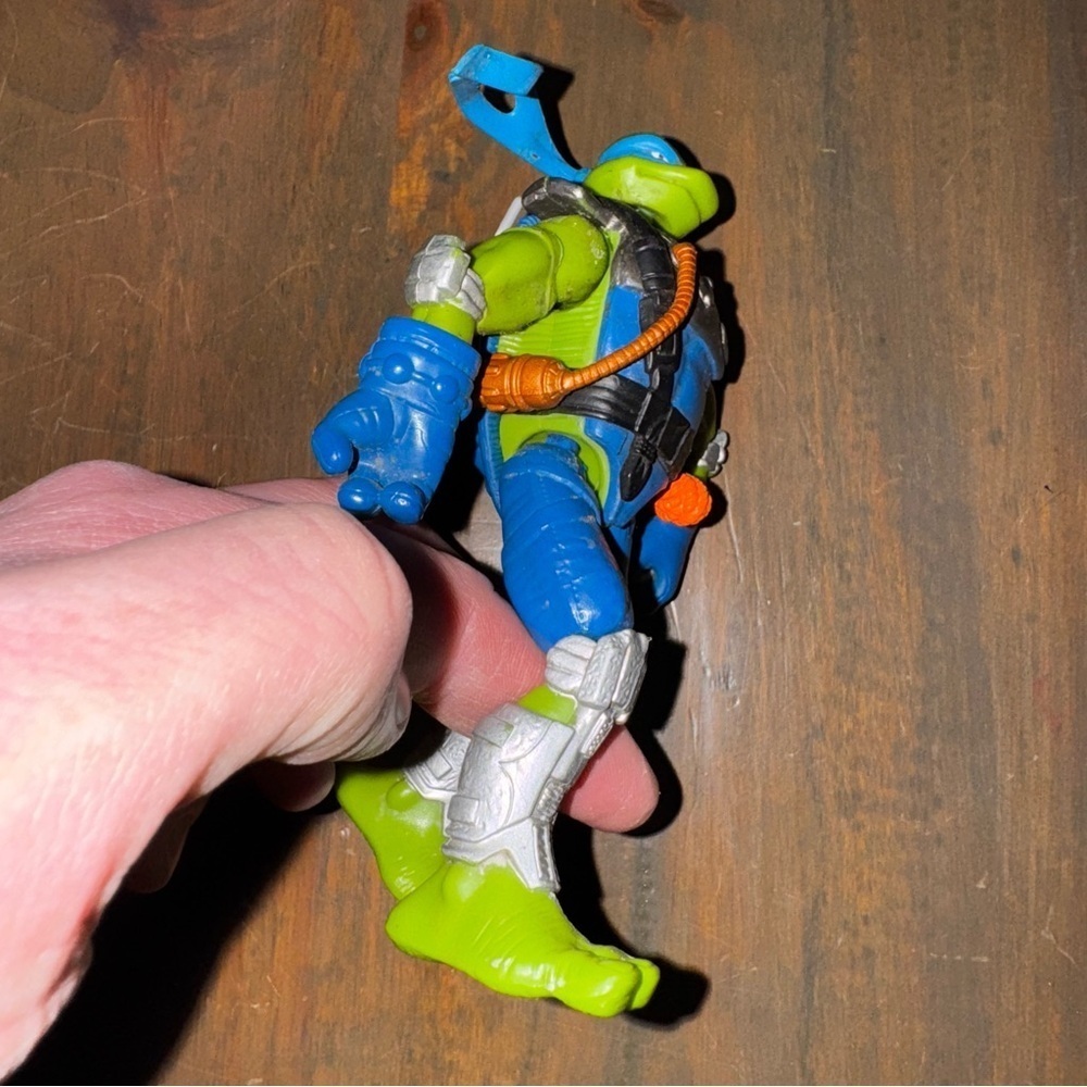 Teenage Mutant Ninja Turtles Sub-Sewer LEO 6" Figure 2008 TMNT EUC - Picture 4 of 9